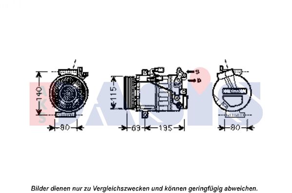 AKS DASIS Kompressor,kliimaseade 851922N